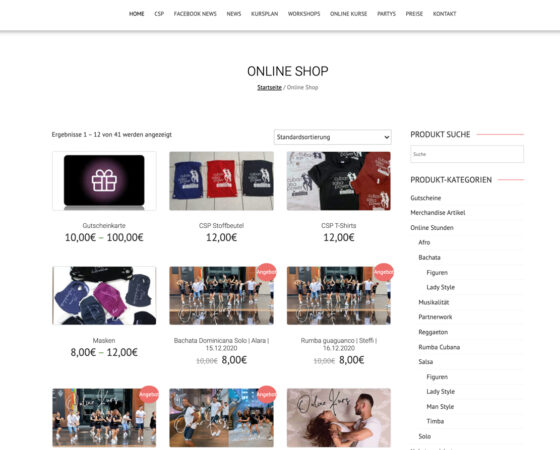 Besuche unseren Online-Shop!