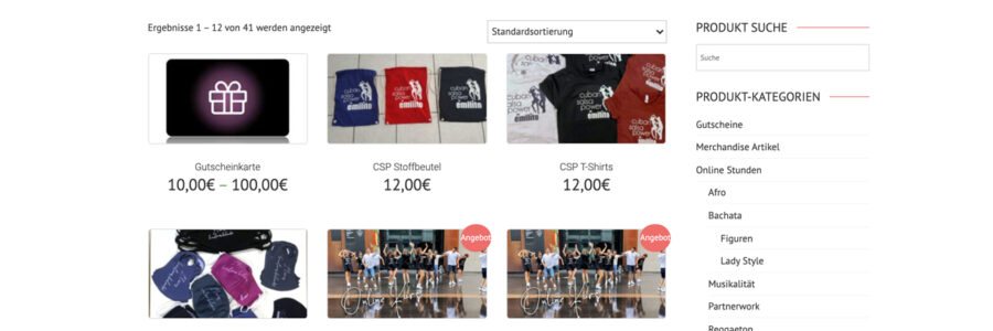 Besuche unseren Online-Shop!