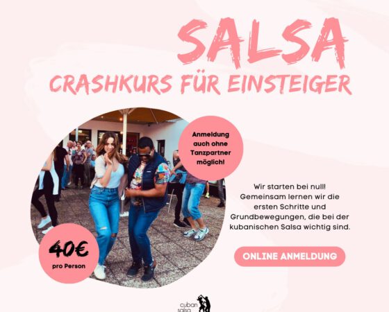 Salsa Einsteiger-Crashkurs | 03.02.2024 | 13:00 – 16:30 Uhr